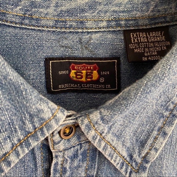 Rout 66 -Original Clothes-  Jean shirt - Picture 6 of 7